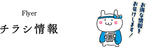 チラシ情報