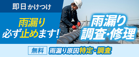 雨漏り調査・修理