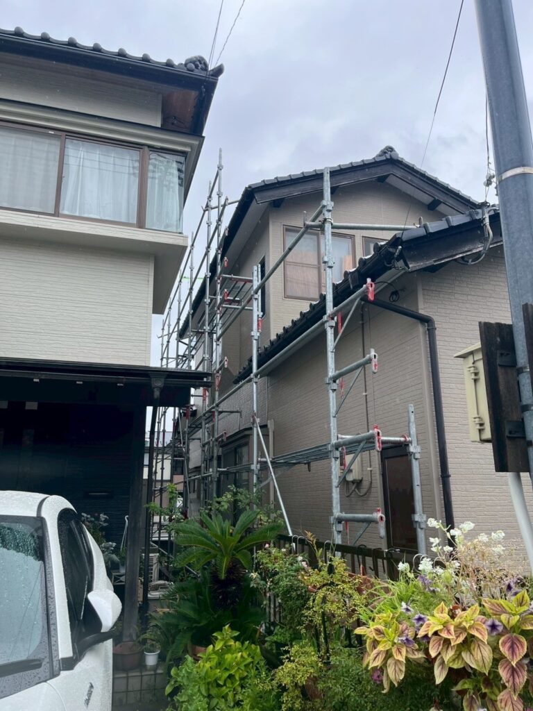 施工中のお写真です。