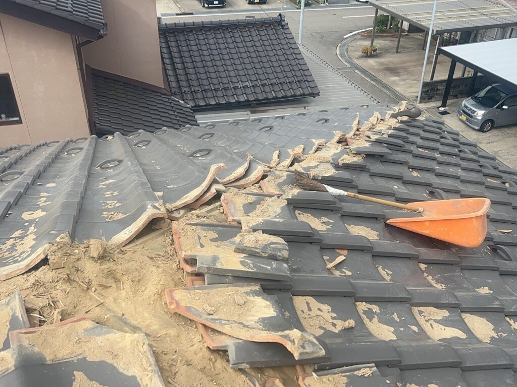 施工中のお写真です。