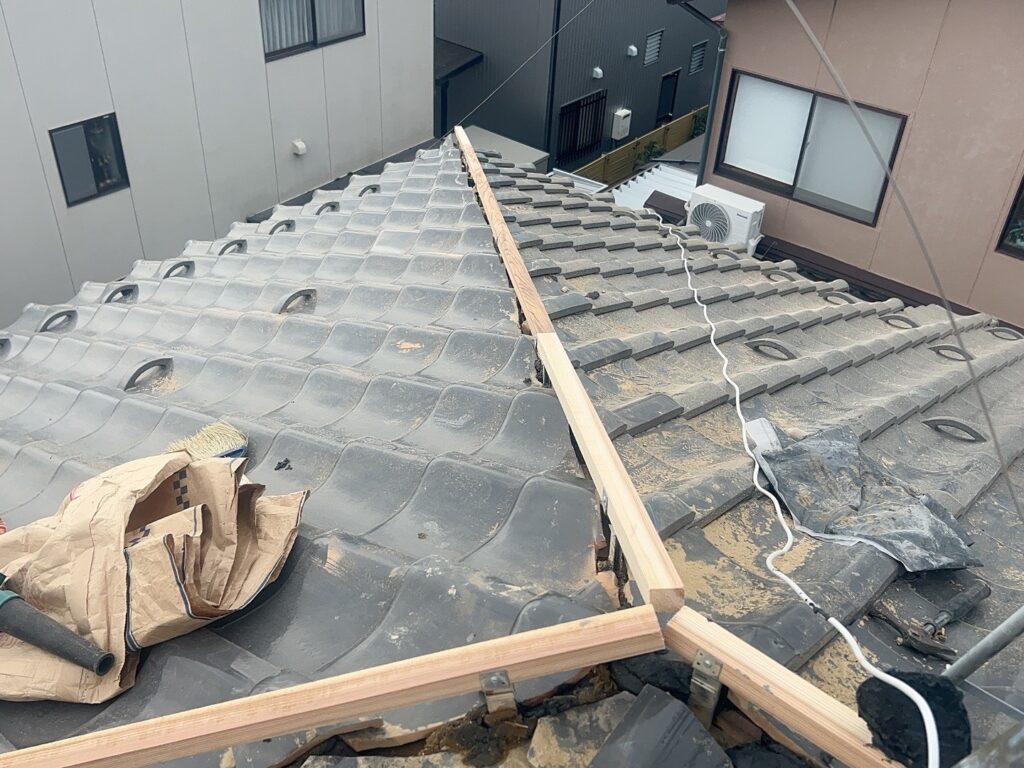 芯木がつけ終わりました。