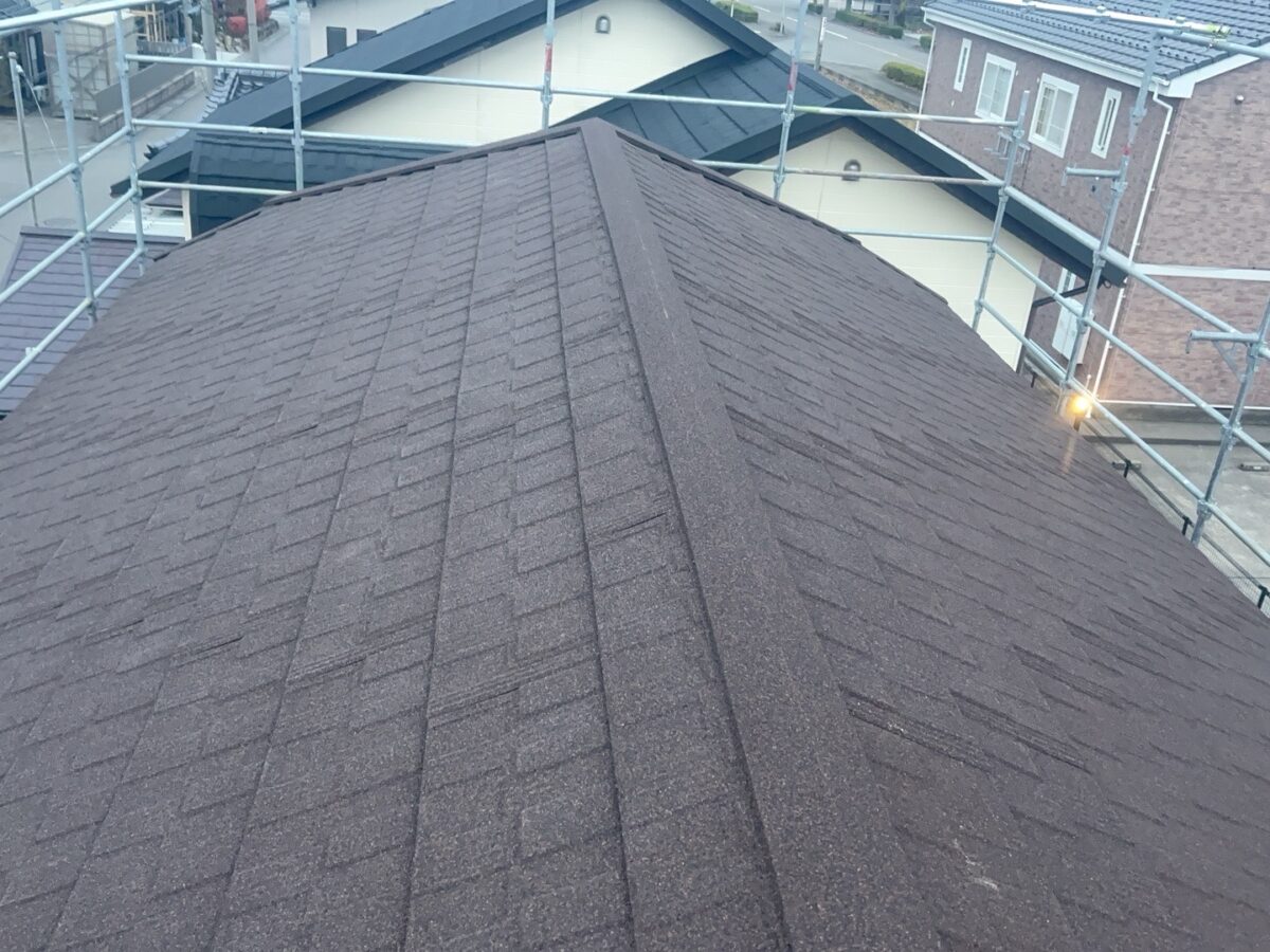 白山市K様邸屋根カバー工法