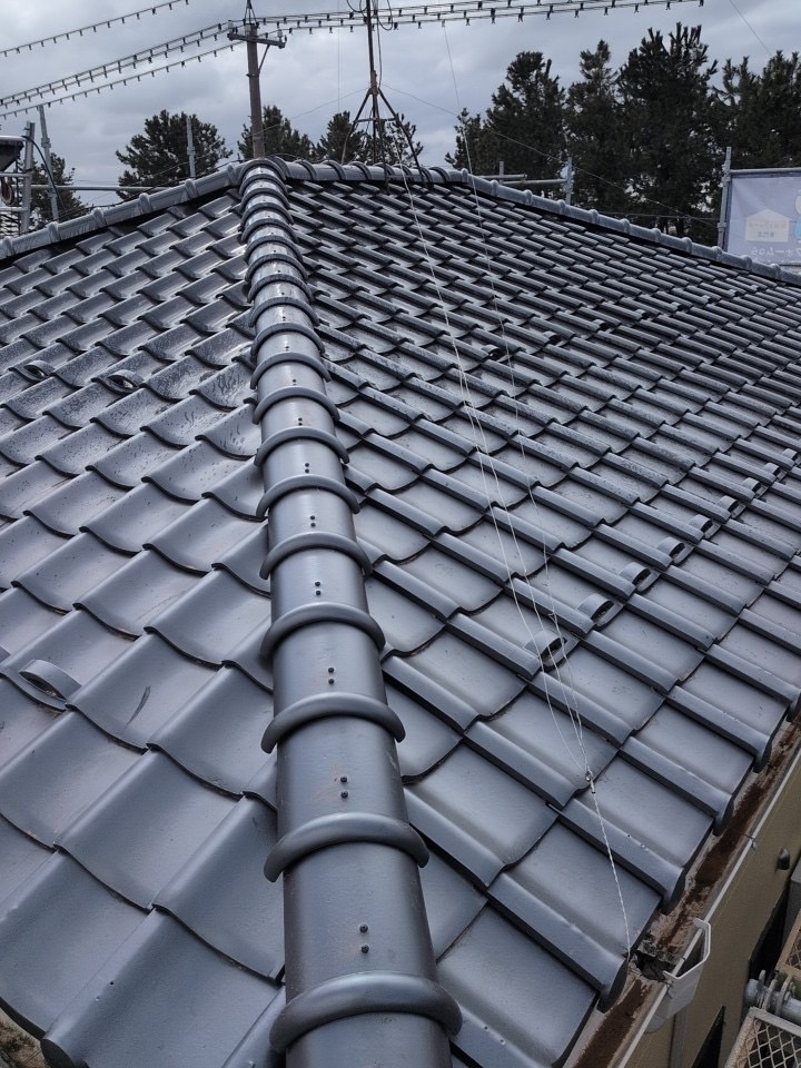 白山市K様邸瓦葺き替え工事